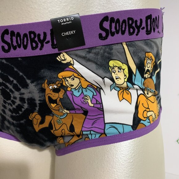 Torrid Cheeky Panties Underwear Scooby Doo Gang Shaggy Velma Plus Size 6 30 - Picture 3 of 5